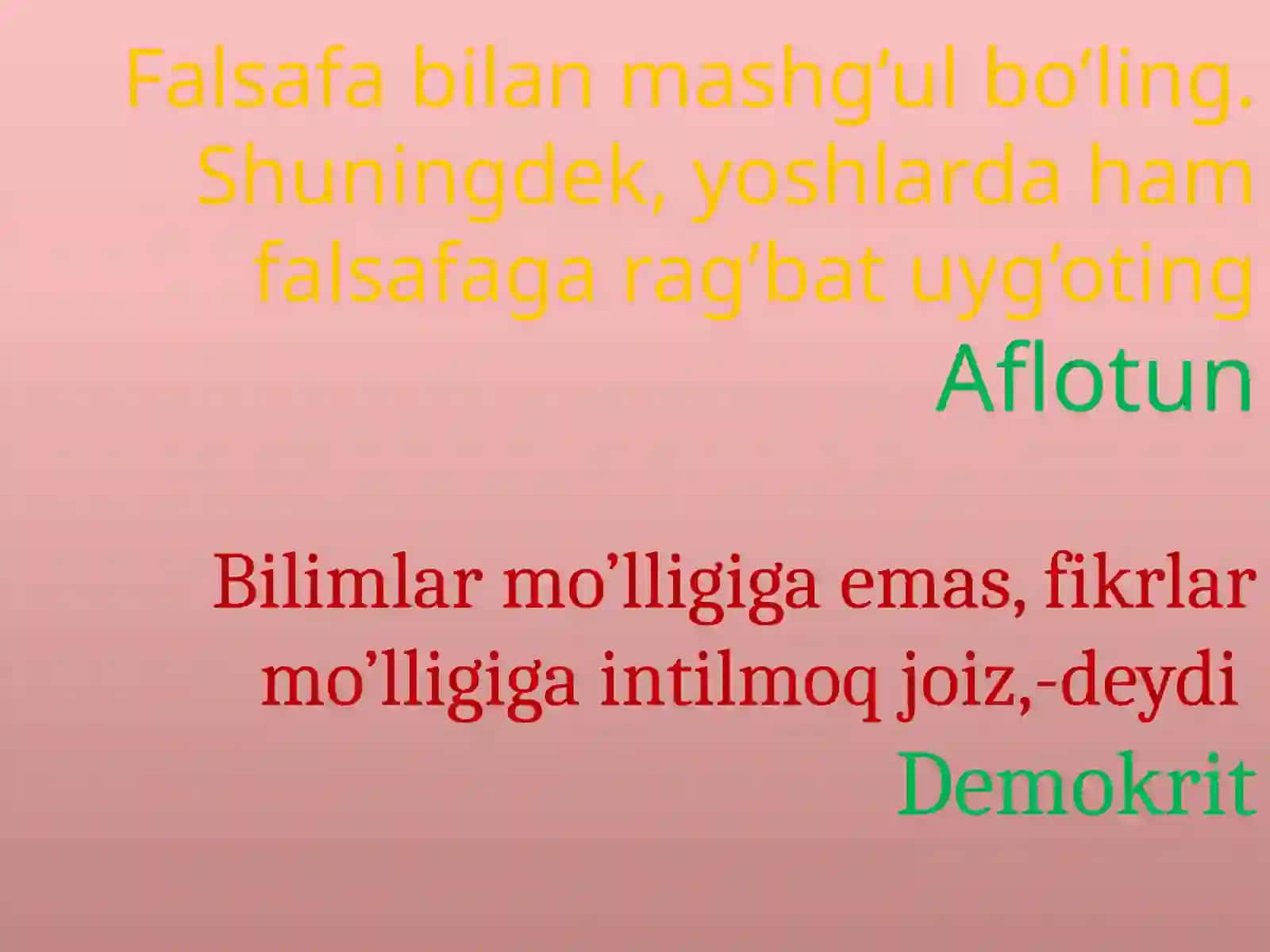 FALSAFA FANIDAN TAQDIMOT ISHI 4