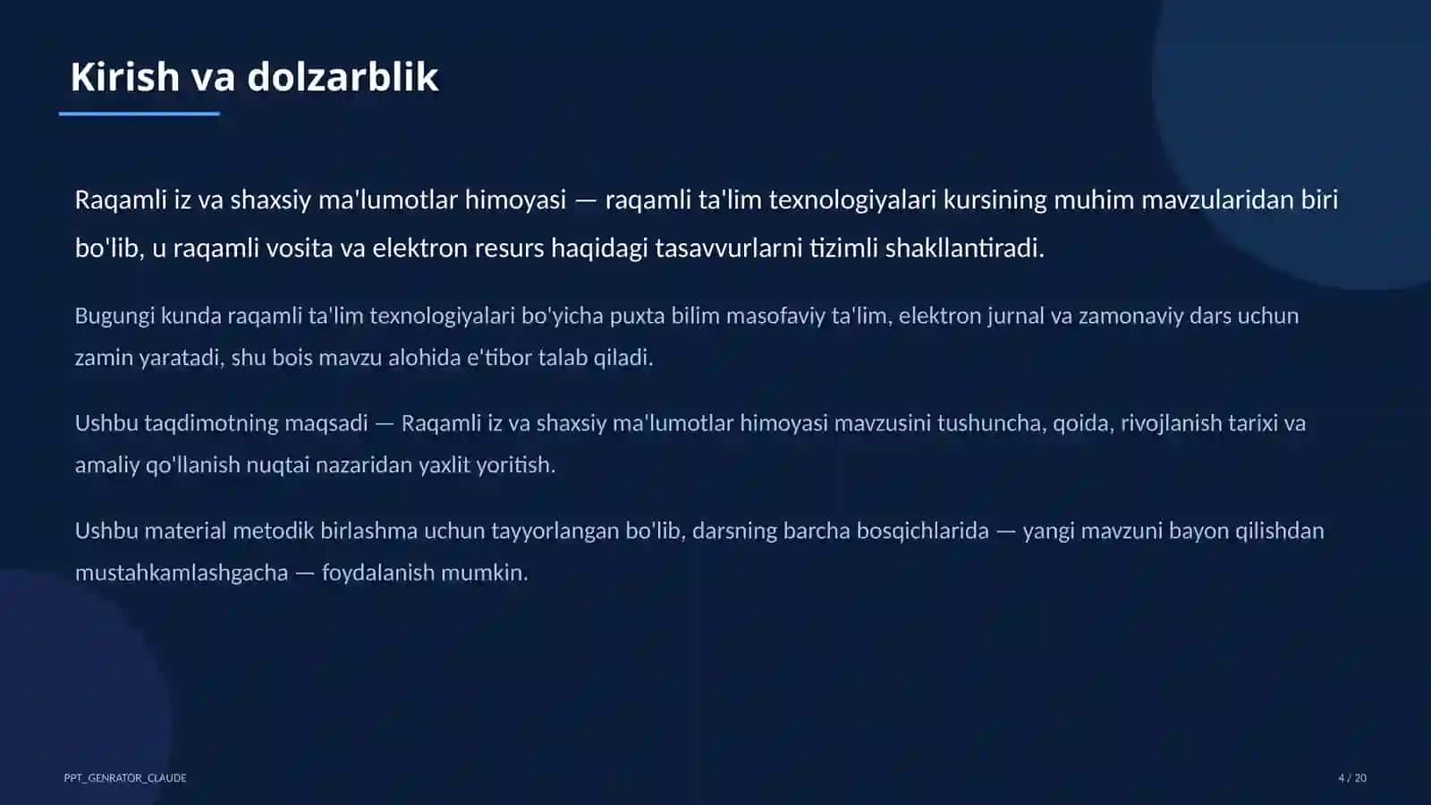 Raqamli iz va shaxsiy ma'lumotlar himoyasi 4
