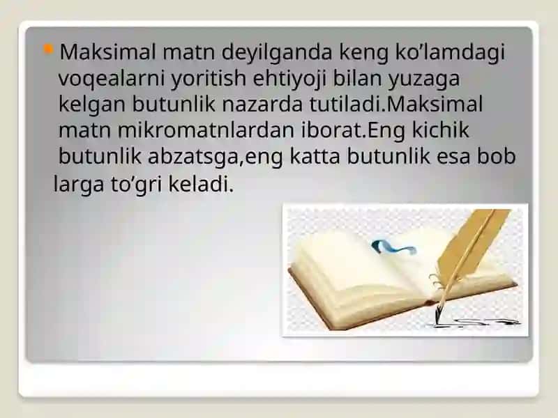 Matn va uning turlari 4