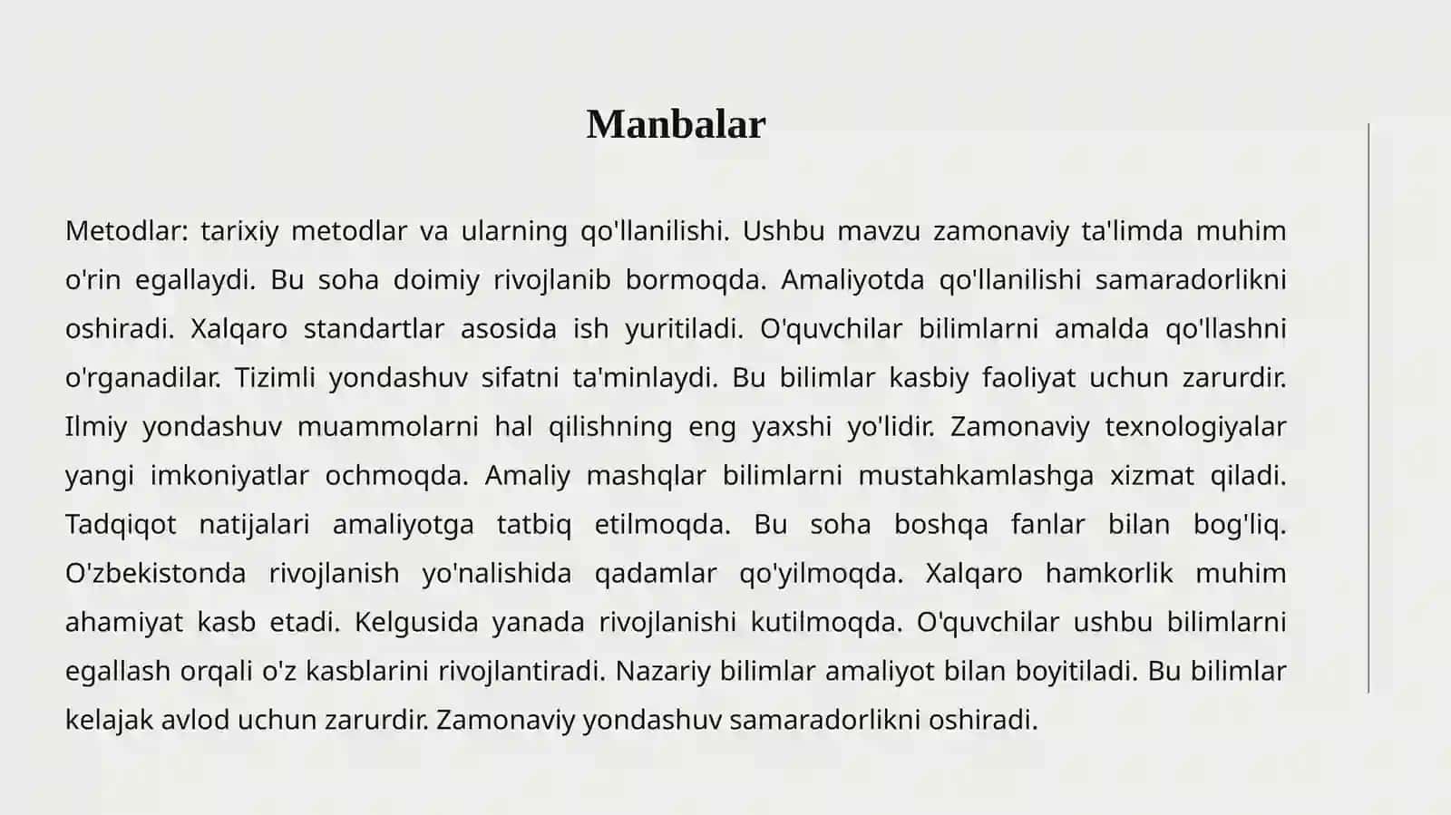 Tuzuvchilar ushbu bilimlarni egallash orqali o'z kasblarini rivojlantiradilar 4
