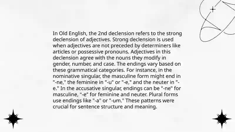 Adjectives in the old English and Middle English periods 4