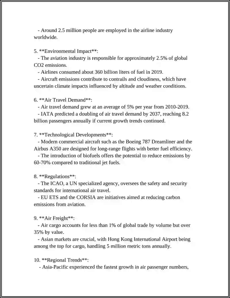 Air Travel: An Informational Overview 4