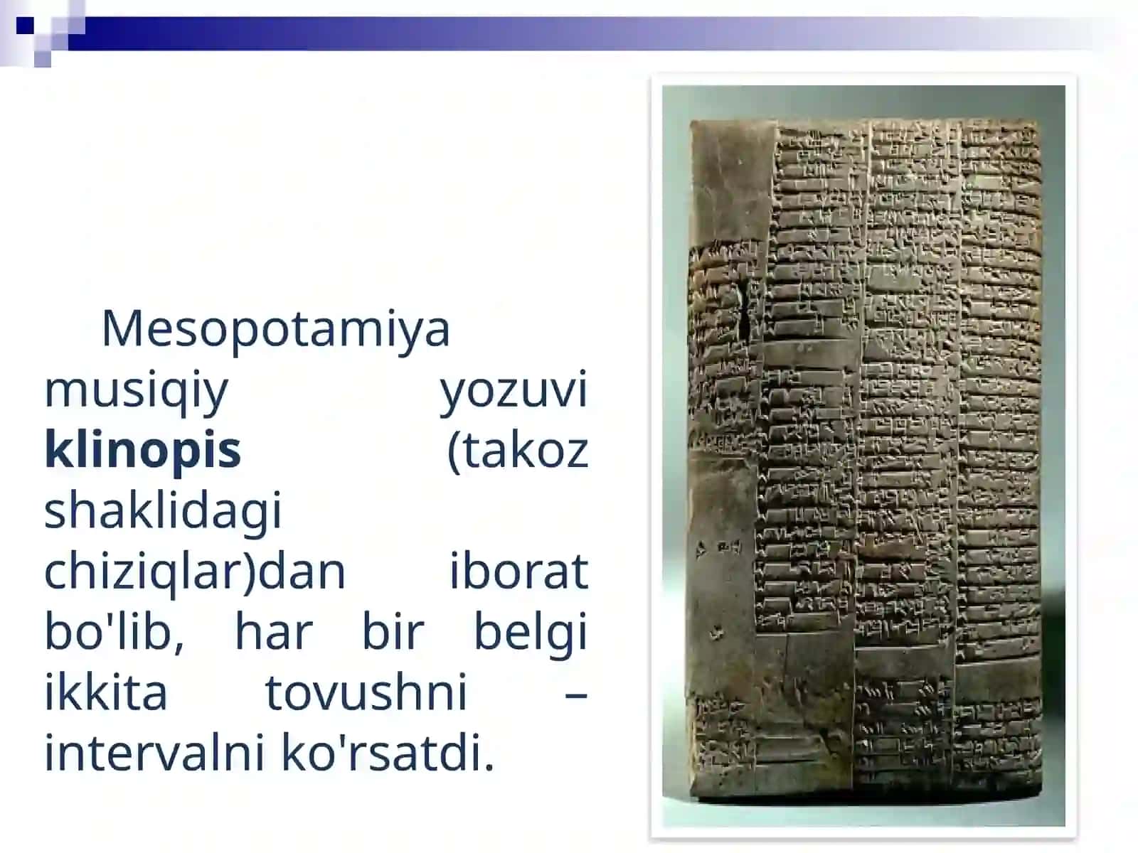 Musiqa madaniyati to‘g‘risida dastlabki eslatmalar 4
