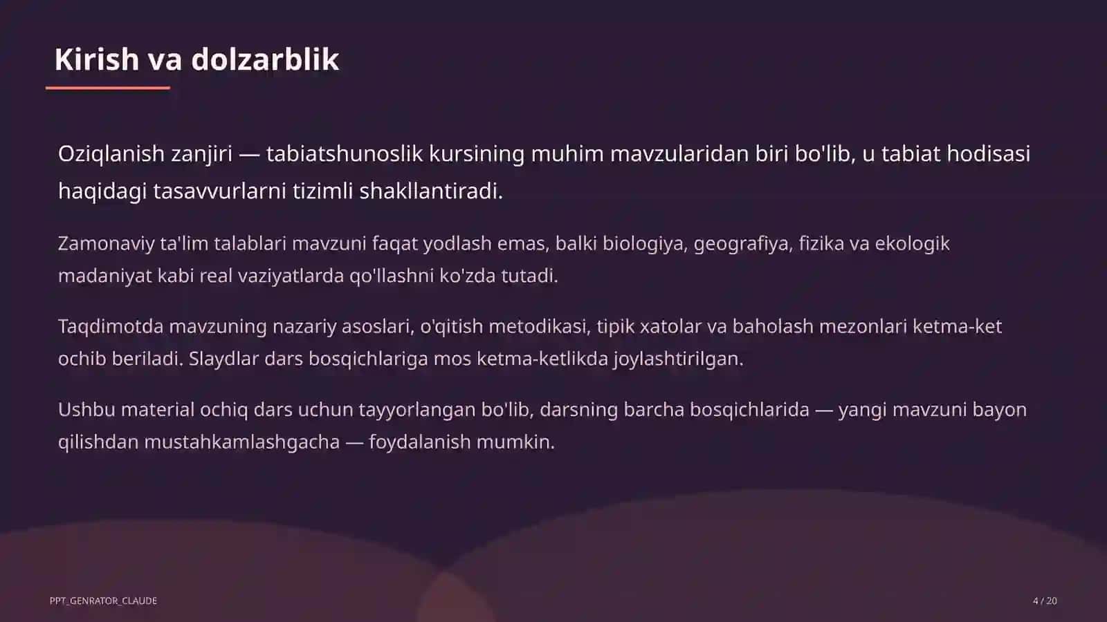 Oziqlanish zanjiri (3-sinf) 4