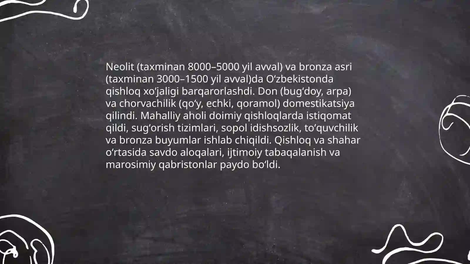 O`zbekiston qadimgi tarixi 4