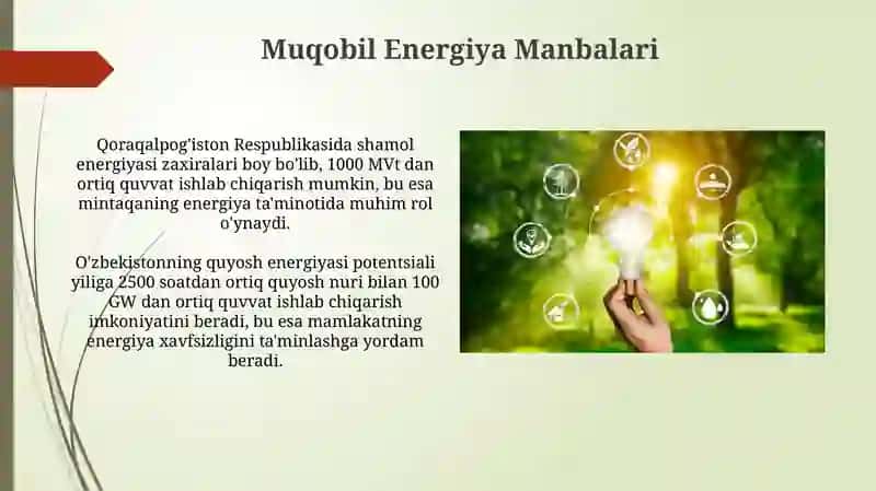 Muqobil elektr energiyasi 4