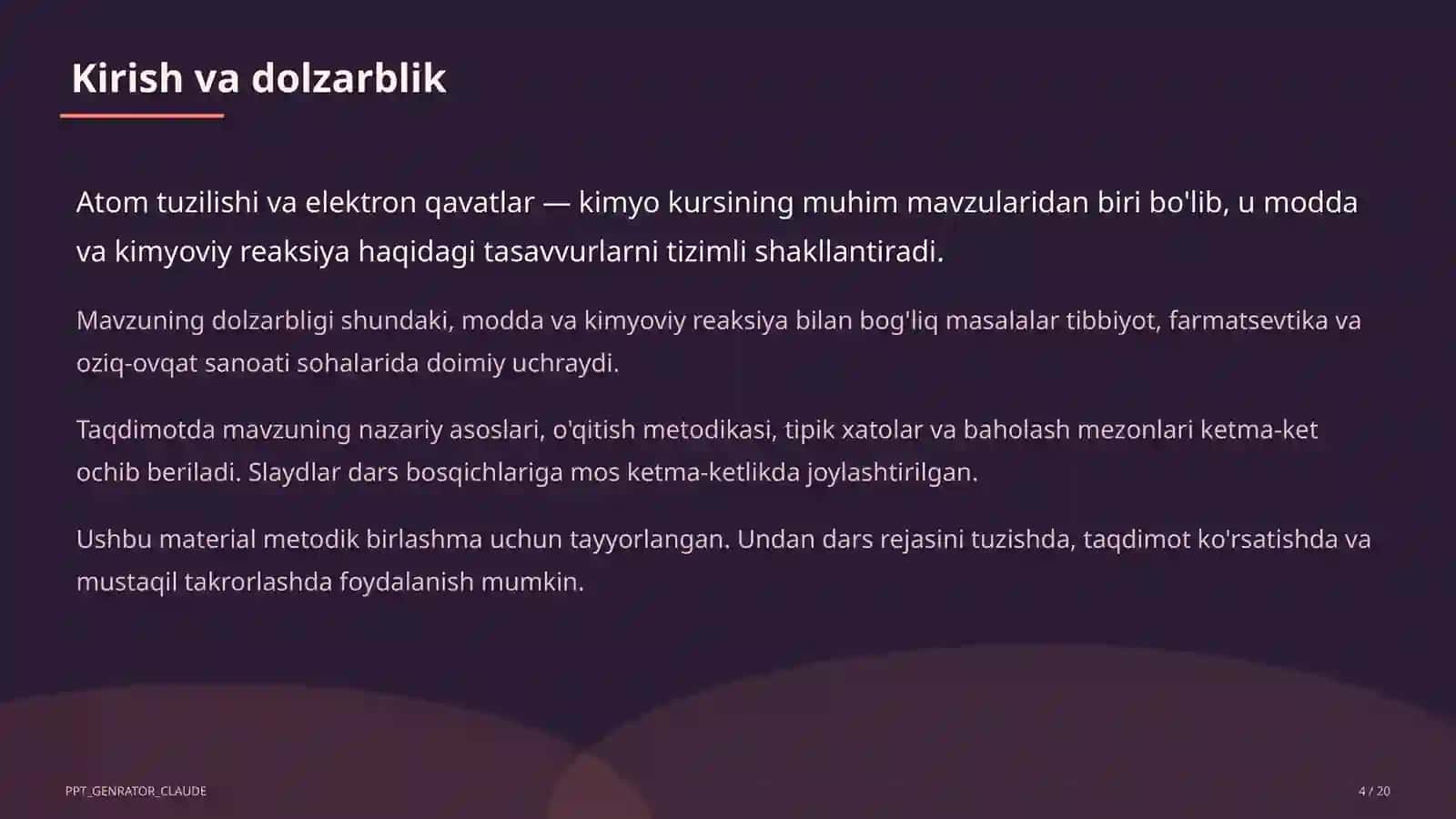 Atom tuzilishi va elektron qavatlar (8-sinf) 4