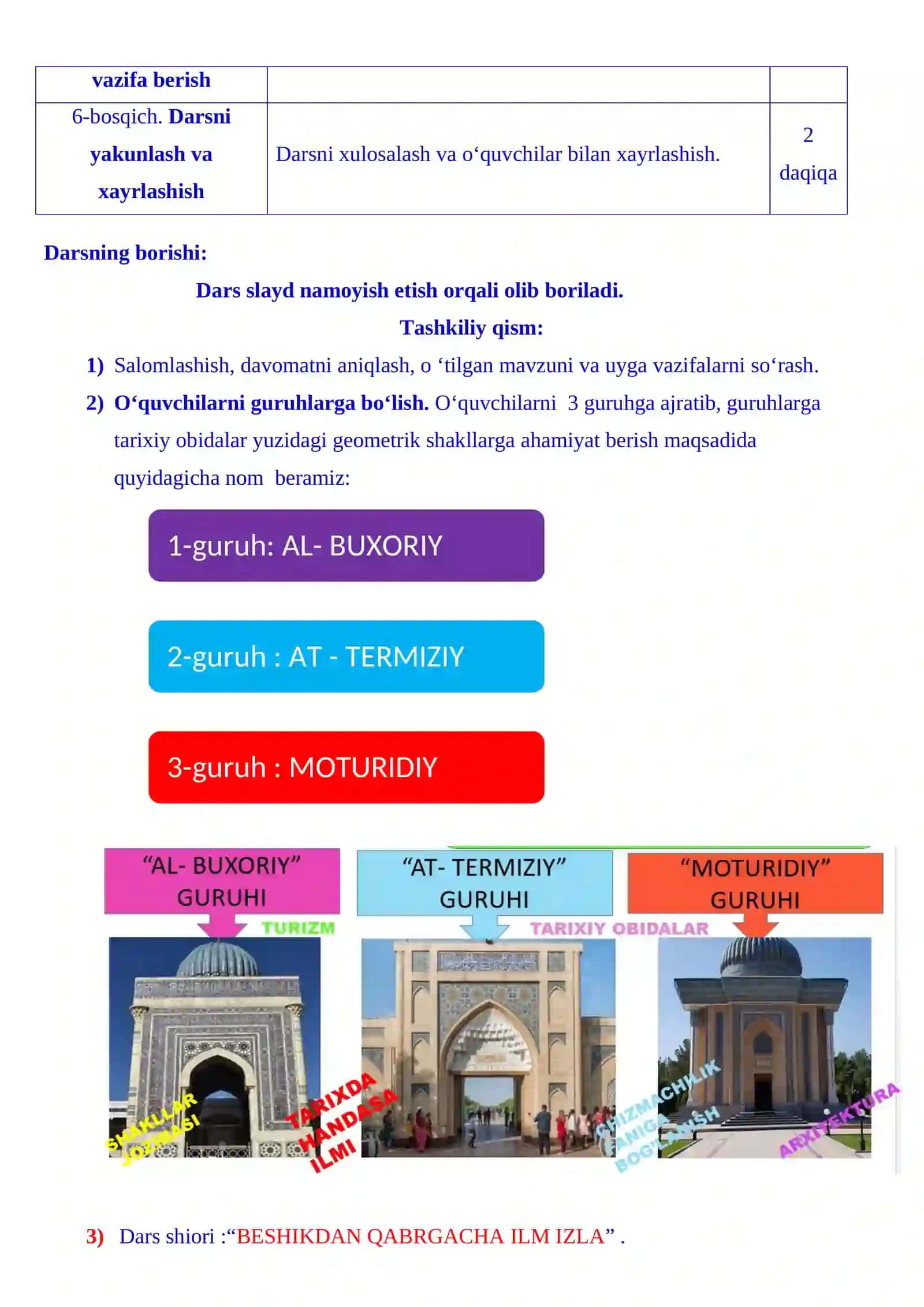 6-sinf Matematika fanidan Katakli qog'ozda yuzlarni hisoblash ochiq dars ishlanmasi 4