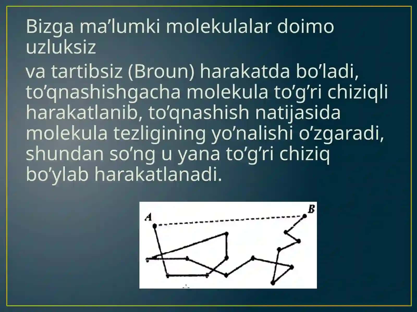 Molekulalar harkati 4