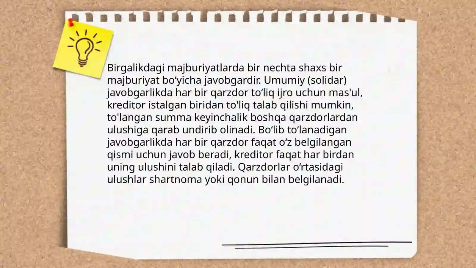 Majburyatlarda ishtirok etuvchi shaxslar, ularning huquqi va majburyatlari 4