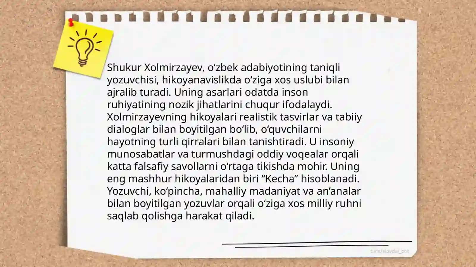 Shukur Xolmirzayev- mohir hikoyanavis 4