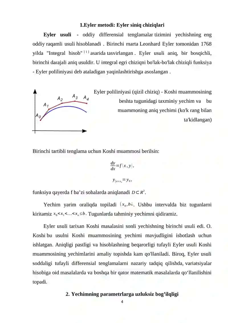 Differensial Tenglamalar 4