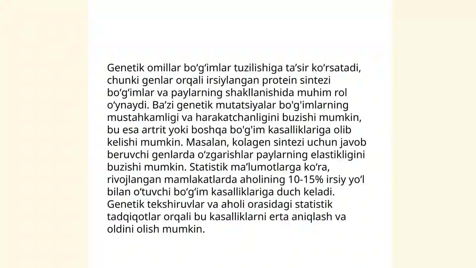 Boʻgʻimlar tuzilishiga tashqi va ichki faktorlar taʼsiri 4