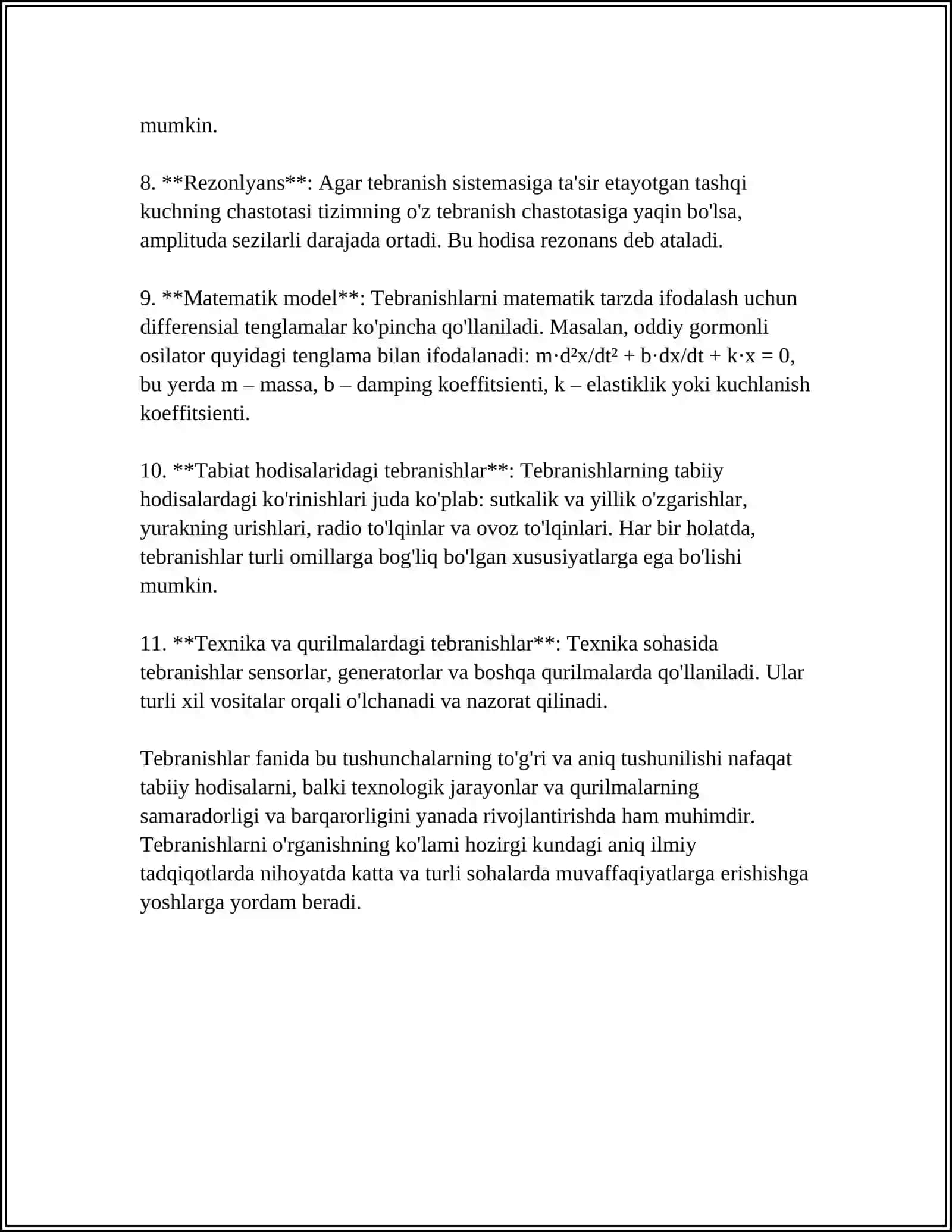 Tebranishlar 4