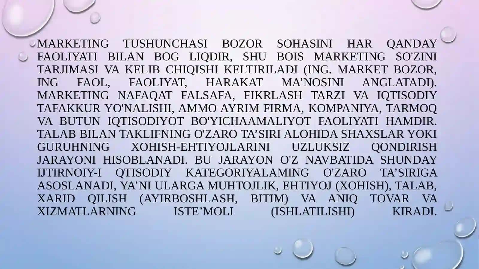 Biznesda marketing tadqiqotlarini olib borish 4