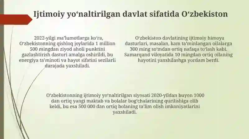 Oʻzbekiston suveren demokratik huquqiy ijtimoiy va dunyoviy davlat 4