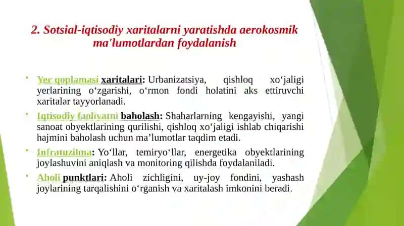 Tabiiy-geografik jarayonlarni kosmik suratlari yordamida tahlil qilish 4