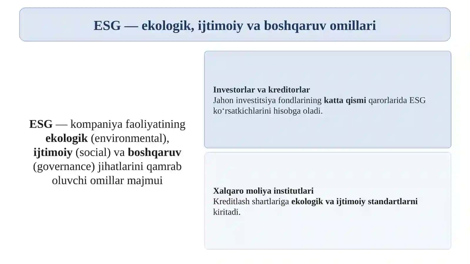 ESG omillari, raqamli biznes, platforma kompaniyalari va startaplarni baholash 4