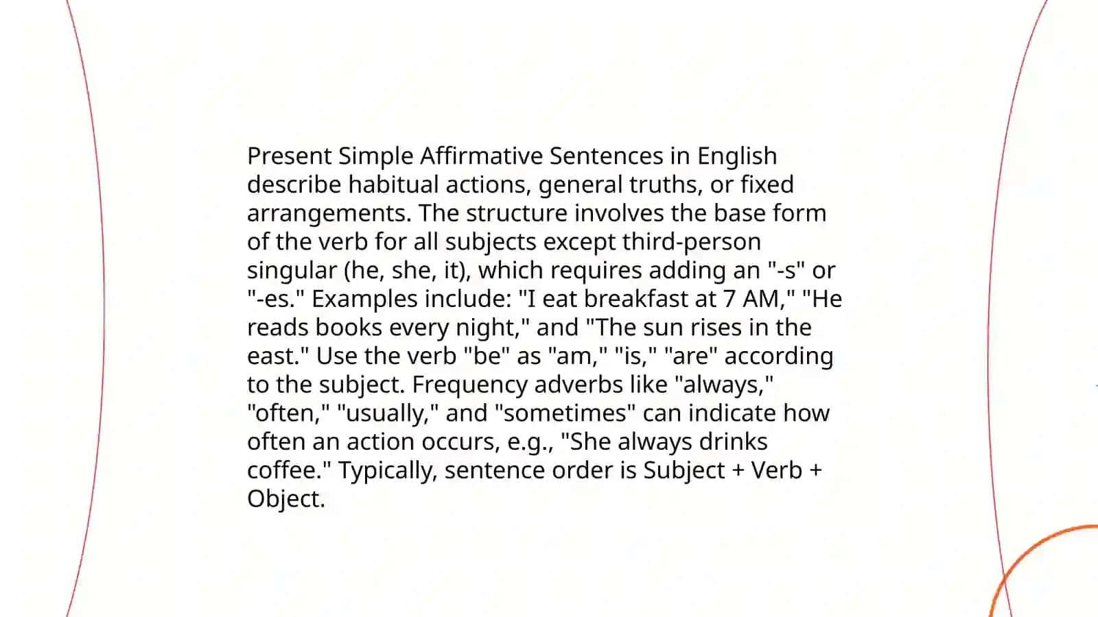 Present simple 4