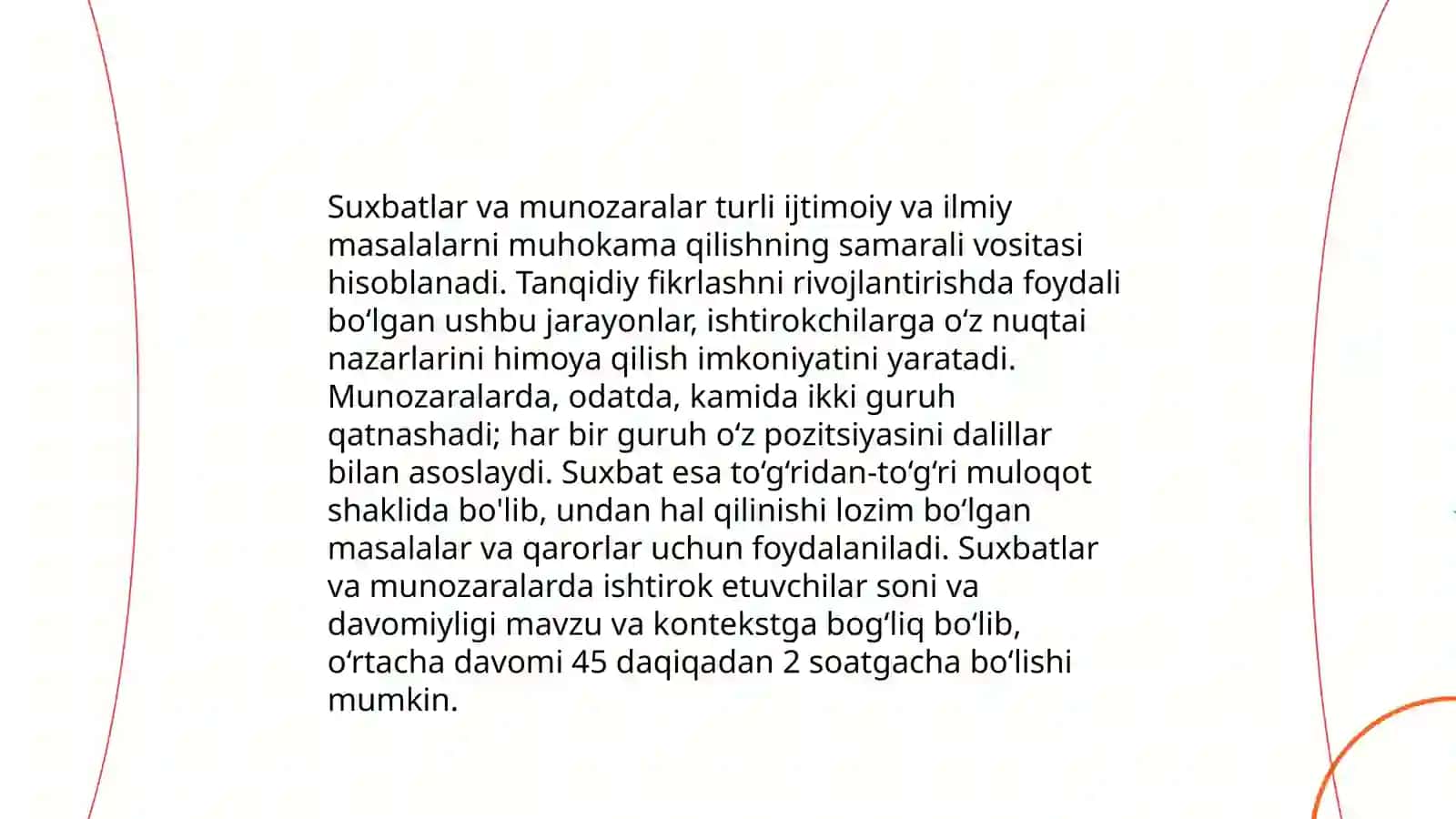 Sinf soatlari 4