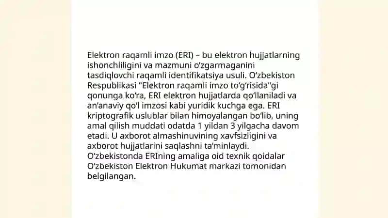 Elektron hujjat almashinuvi 4