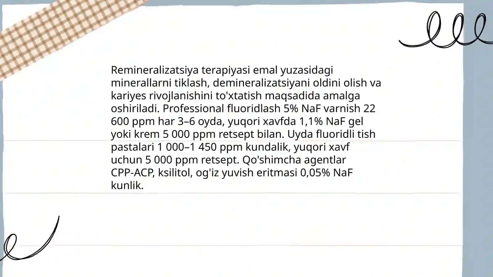 Kariyes kasalligining umumiy davolash 4