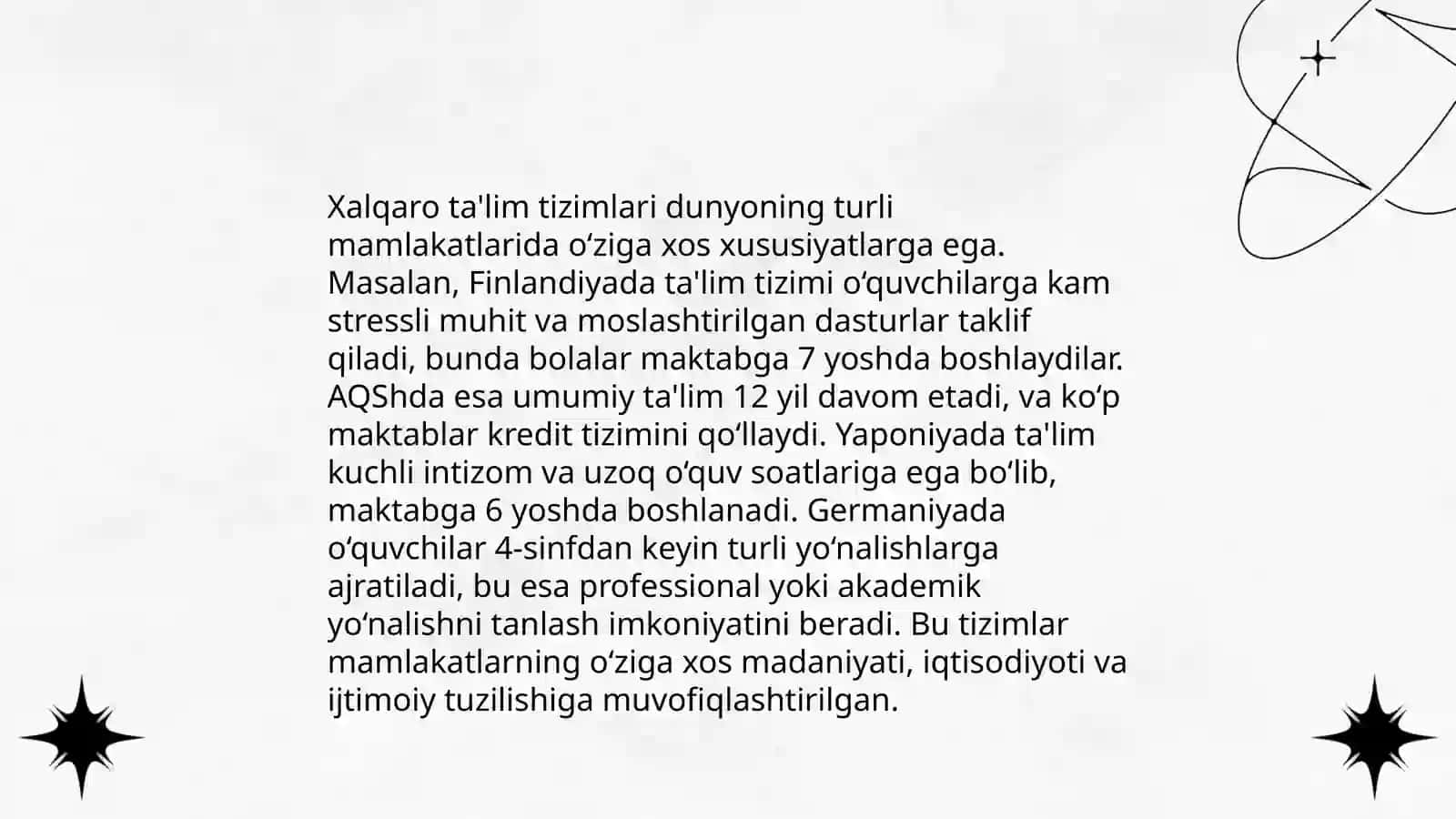 Qiyosiy pedagogikaning xalqaro vazifalari 4