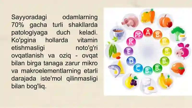 Avitaminoz va Gipovitaminoz 4
