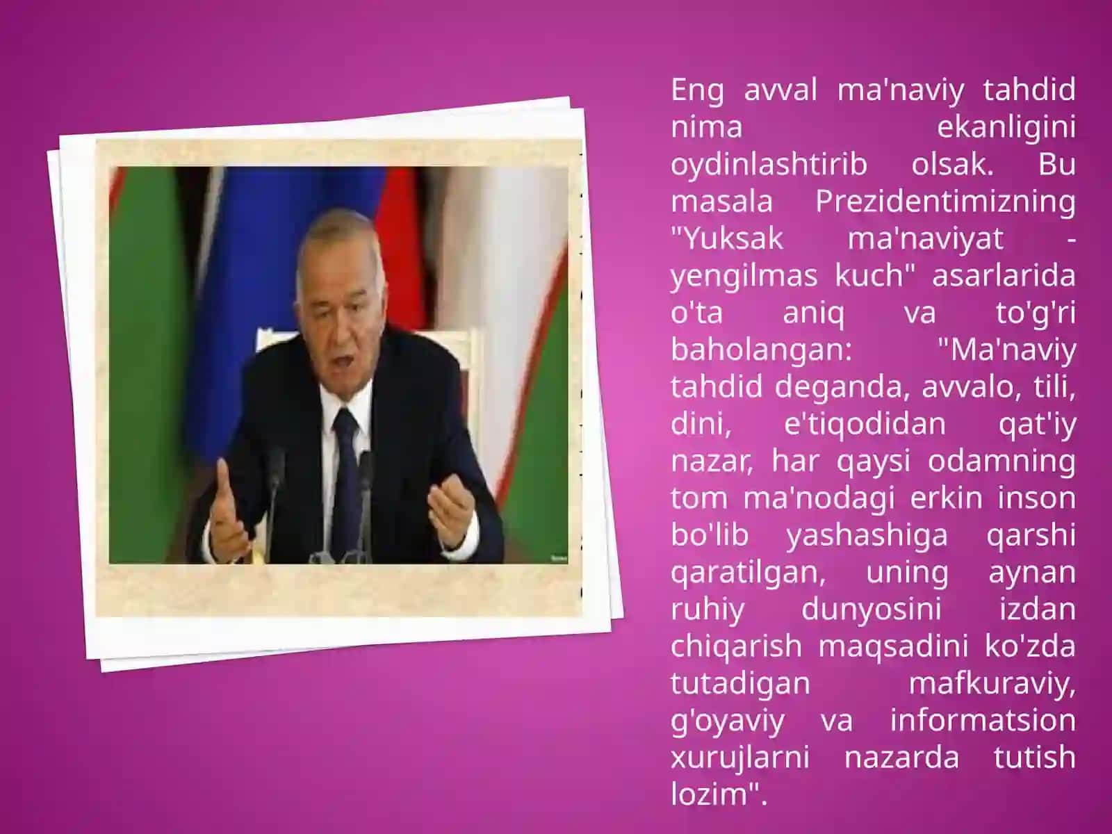 MA’NAVIY TAHDIDLAR VA ULARNING TURLARI 4