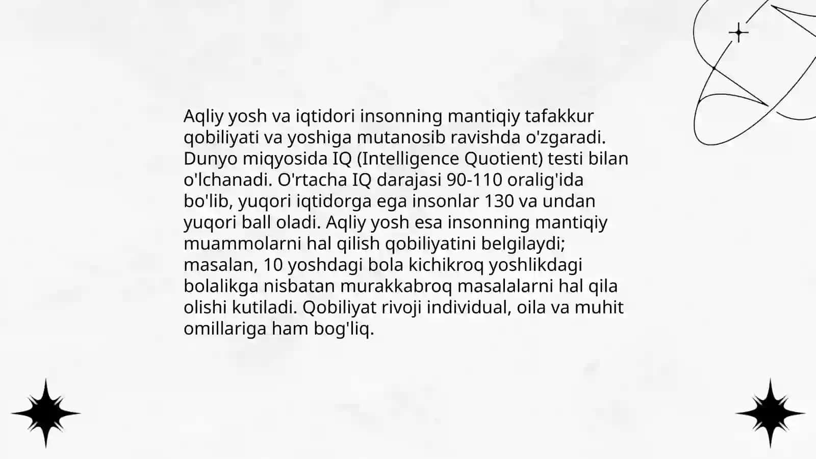 Aqliy yosh muammosini tadqiq etgan olimlar 4
