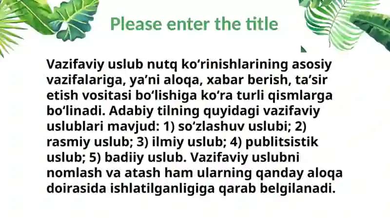 Nutq uslublari va uning turlari 4