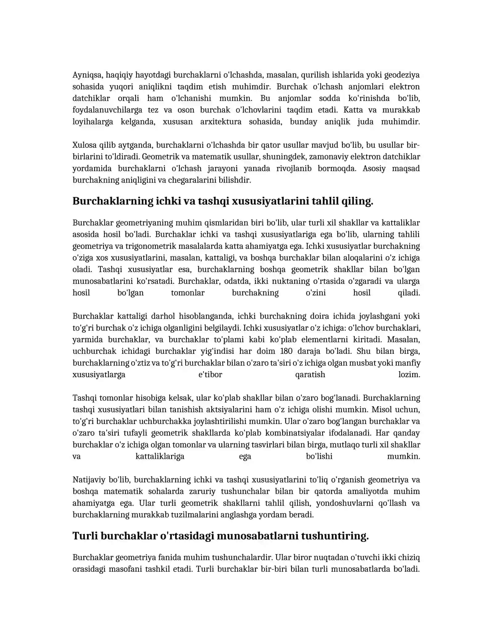 Burchaklar va ularning turlari 4
