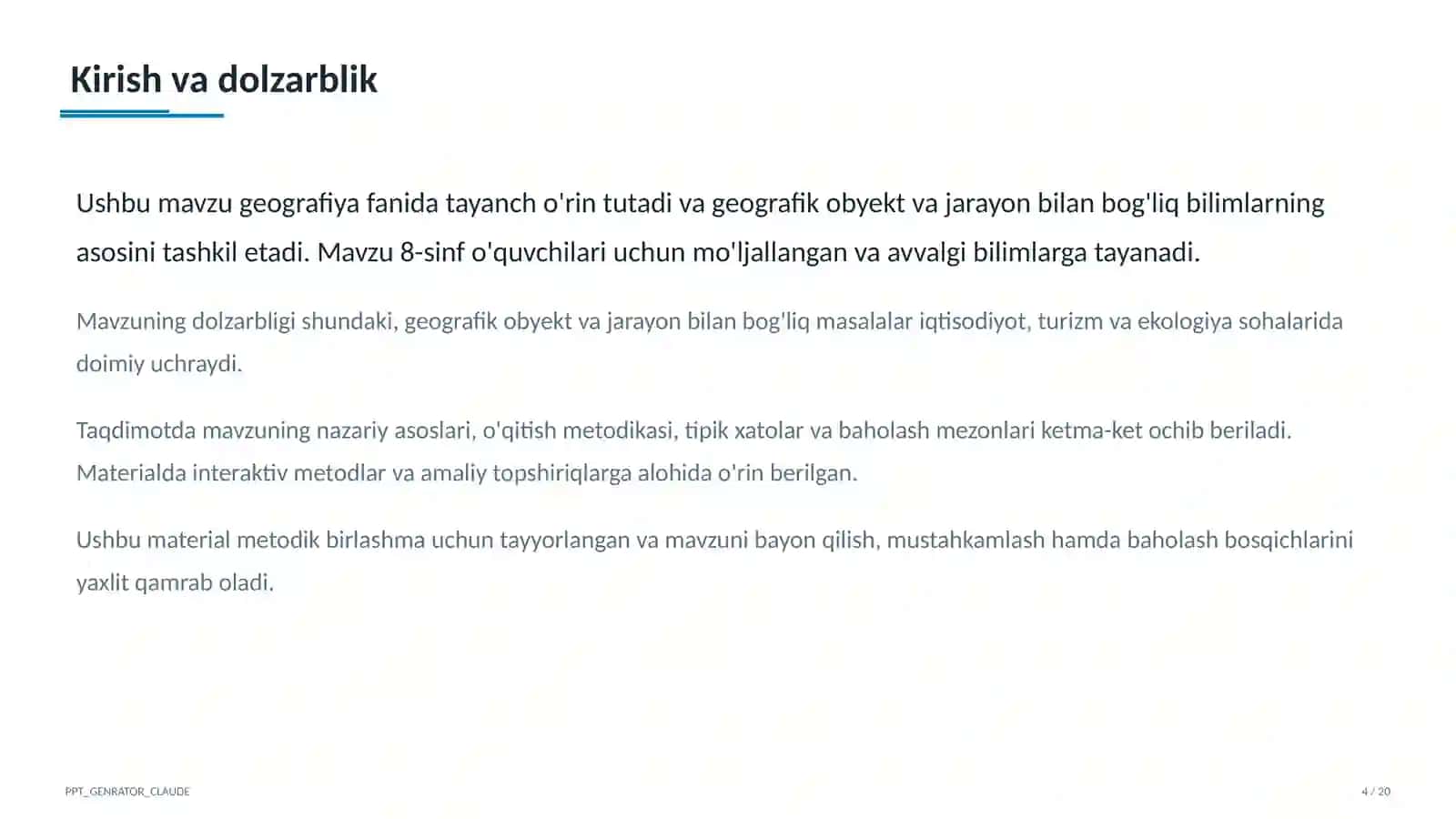 O'zbekistonning ichki suvlari: Amudaryo va Sirdaryo (8-sinf) 4