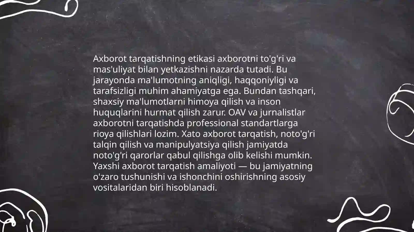 Ommaviy axborot vositalari madaniyati 4