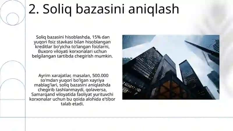 Yuridik shaxslar uchun foyda soligʻini hisoblash va byudjetga undirish tartibi 4