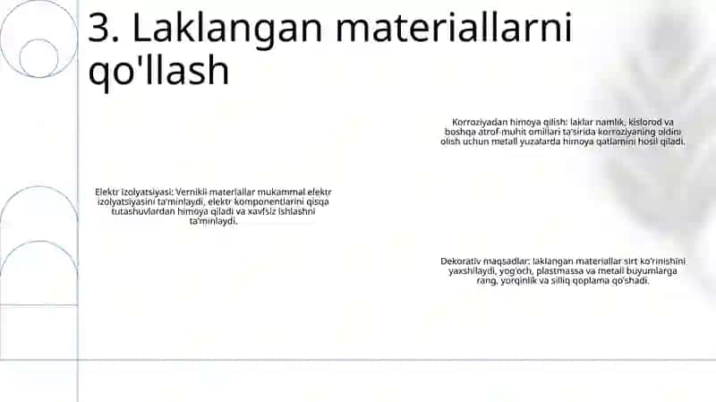 Lakli Materiallar Tafsifi 4