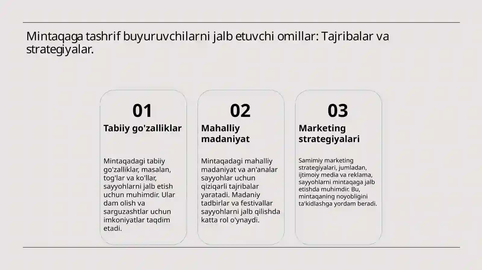 Mintаqаdа turizmning rivоjlаnish tеndеntsiyalаri 4
