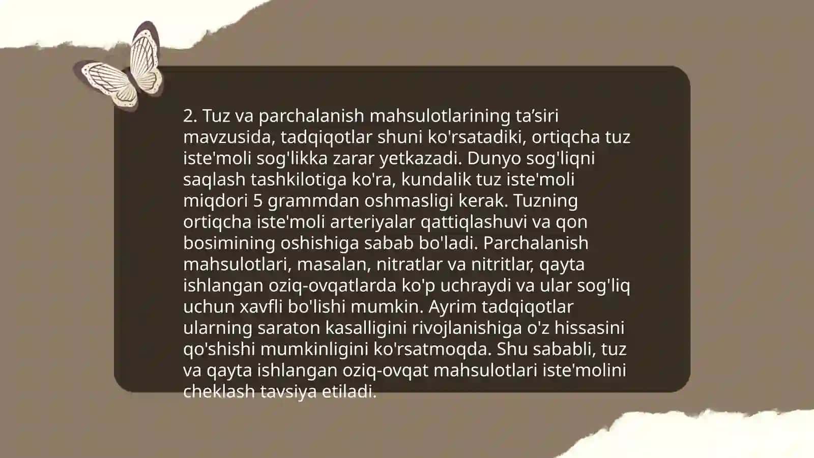 Suv, tuzlar va parchalanish mahsulotlarining so‘rilish yo’li 4
