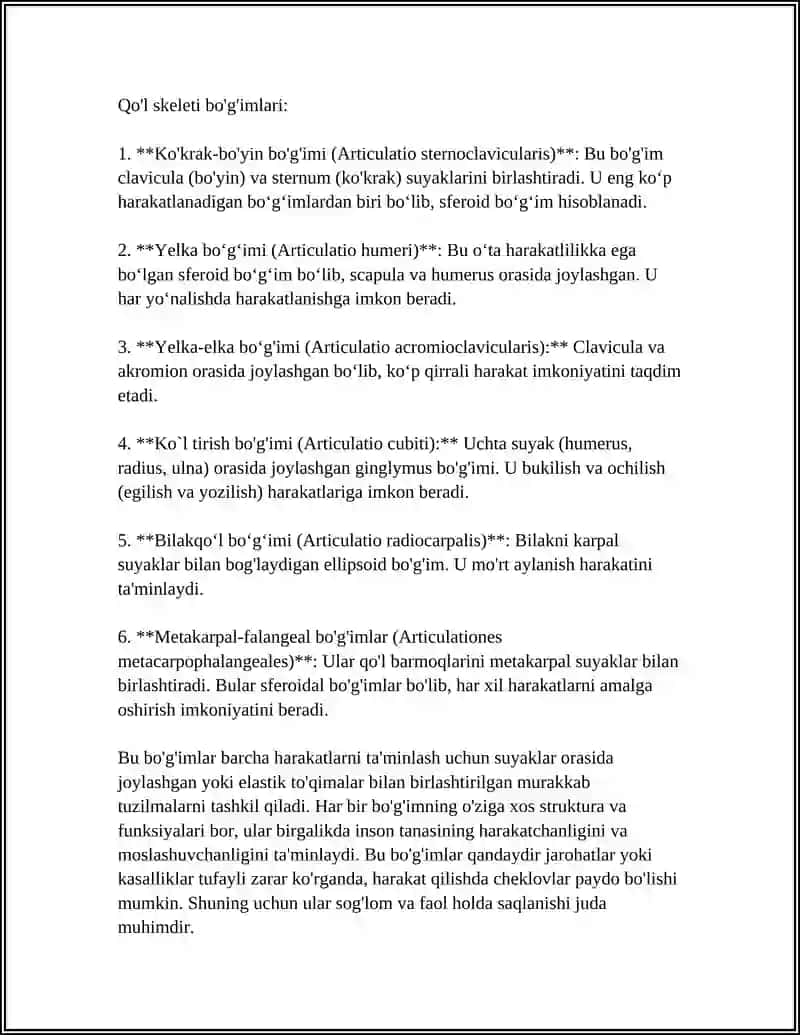 OYOQ VA QO'L SKLETINI SUYAKLARINI BIRIKISHI 4