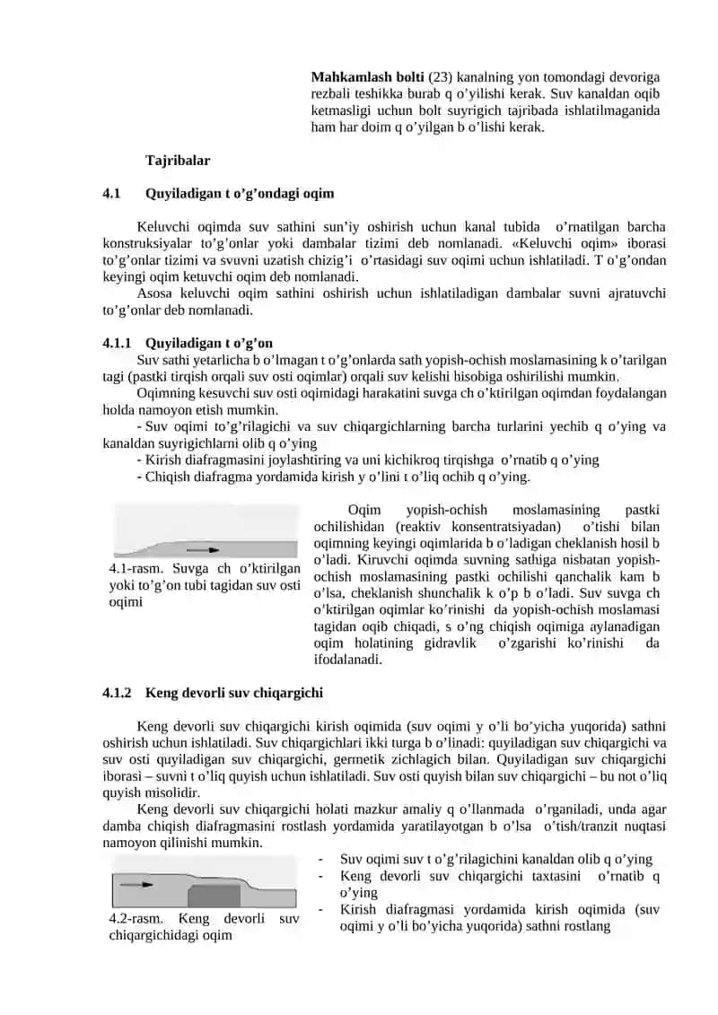 HM 150.21 Flow Channel Kanalda oqimni o'rganish o'quv moduli 4