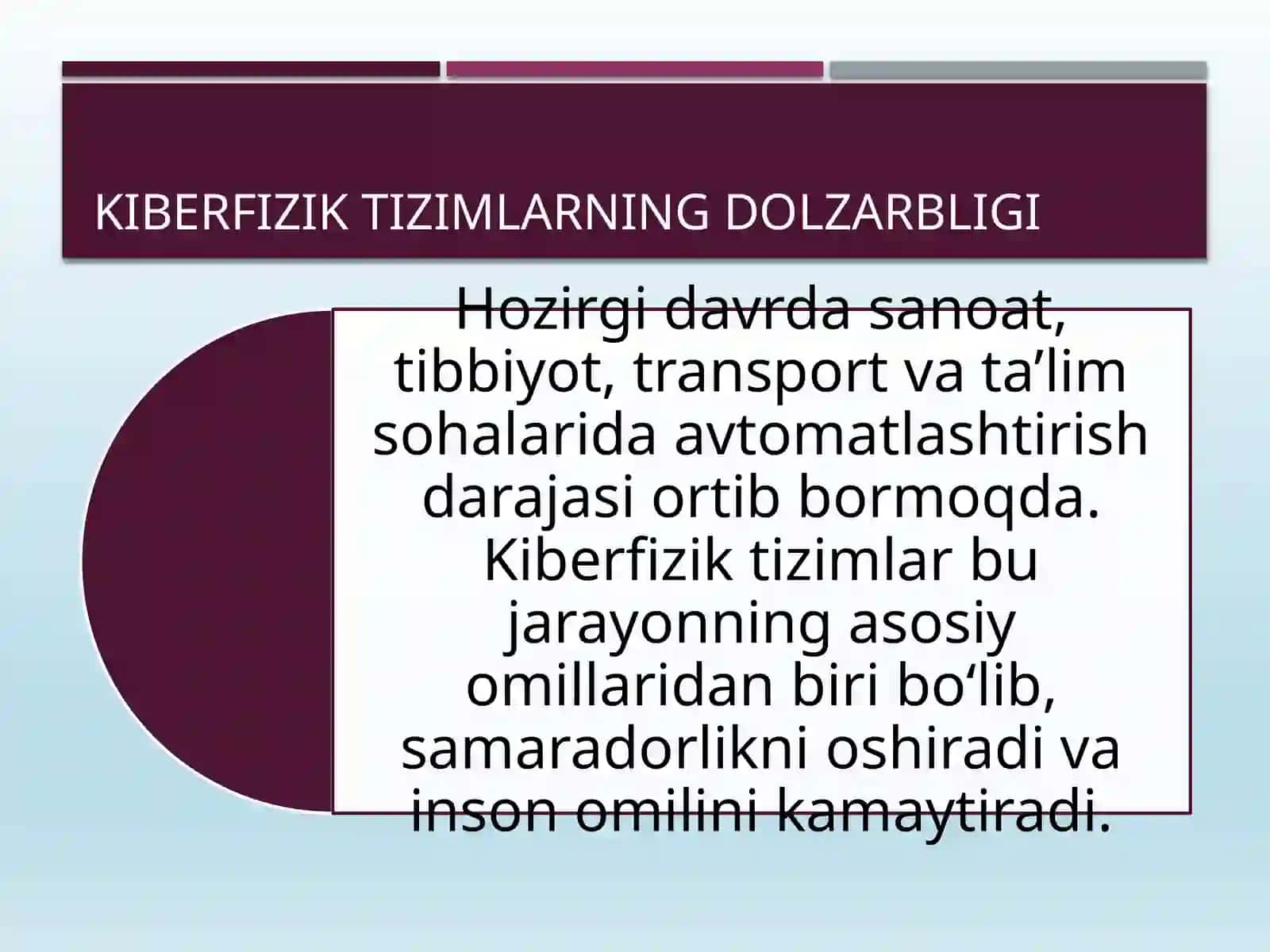 KIBERFIZIK TIZIMLAR 4