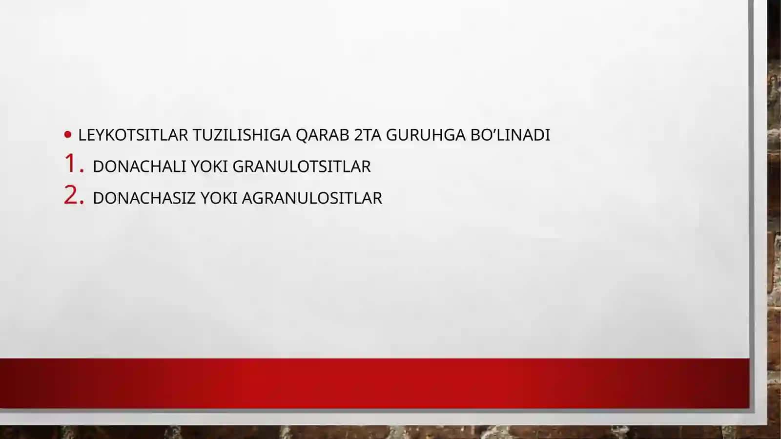 Leykotsitlar va ularning turlari 4