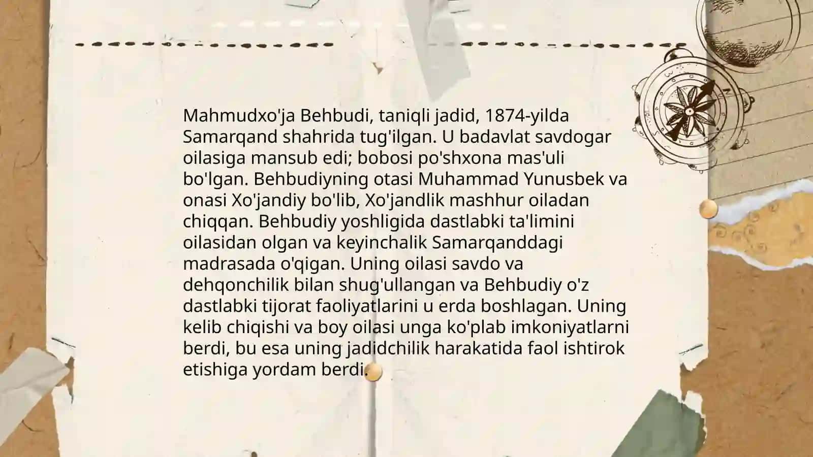 Behbudiy hayoti 4