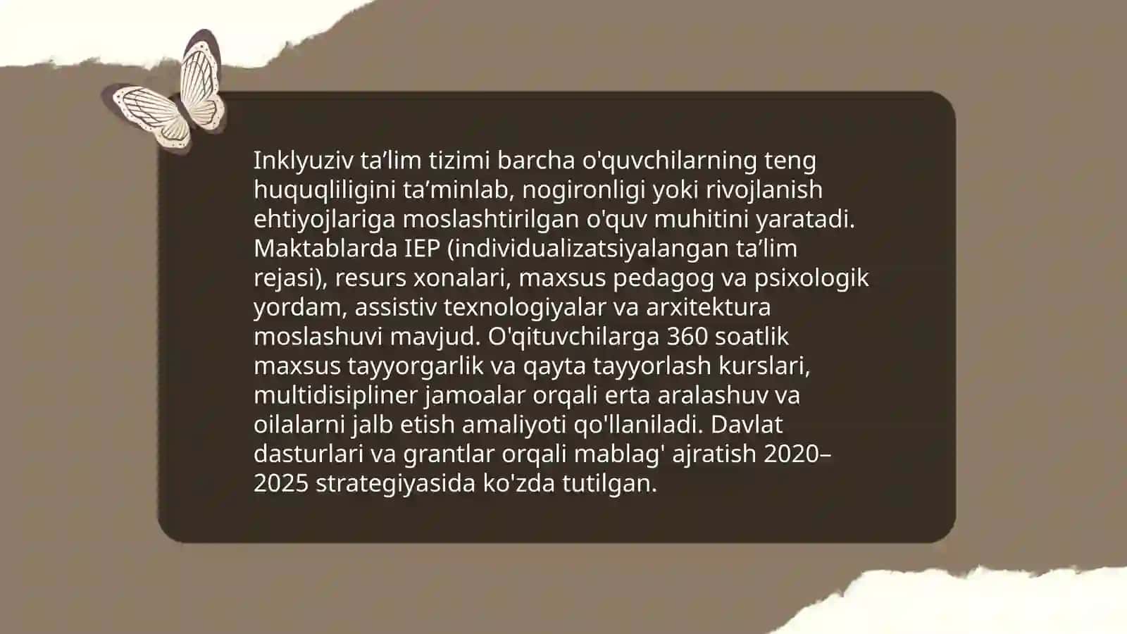 Mamlakatimizda alohida yordamga muhtoj bolalar uchun tashkil etilgan taʼlim tashkilotlari 4