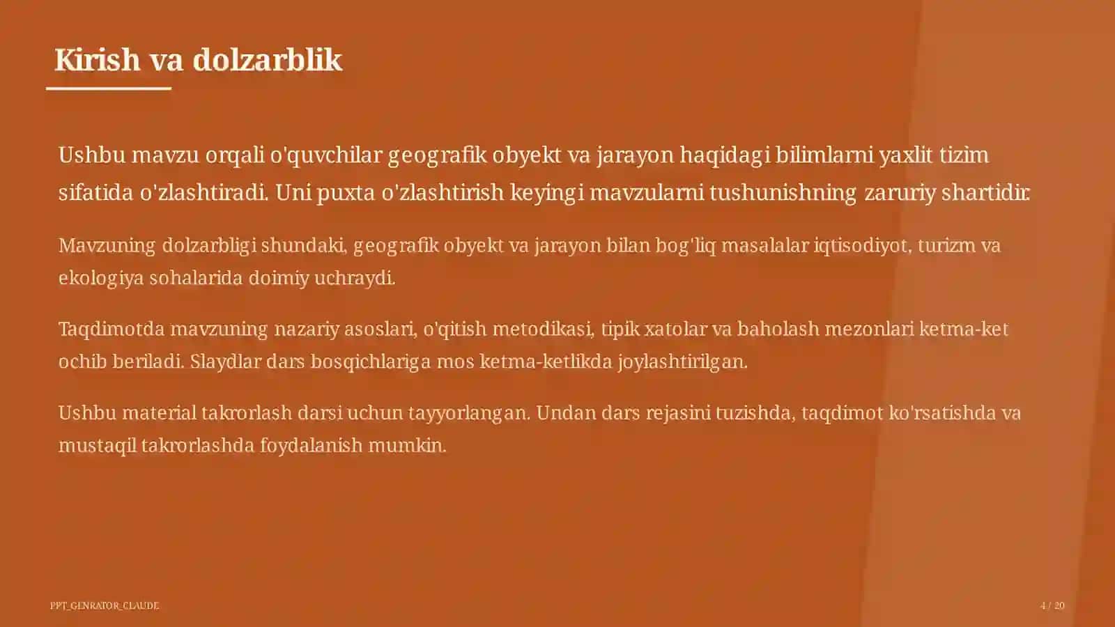 O'zbekistonning ichki suvlari: Amudaryo va Sirdaryo (8-sinf) 4