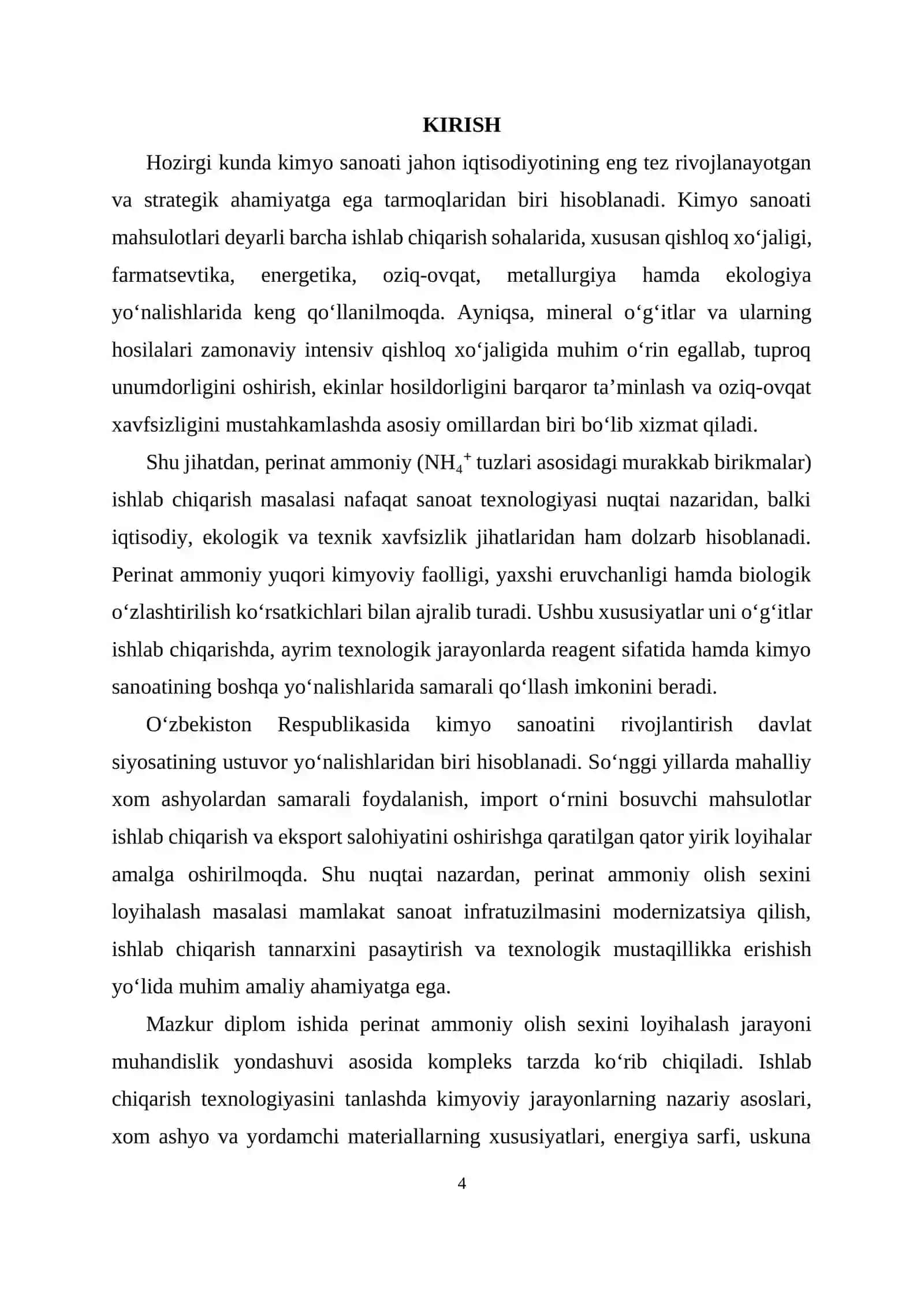 PERINAT AMMONIY OLISH SEXINI LOYIHASI VA ASOSIY USKUNA HISOBI 4