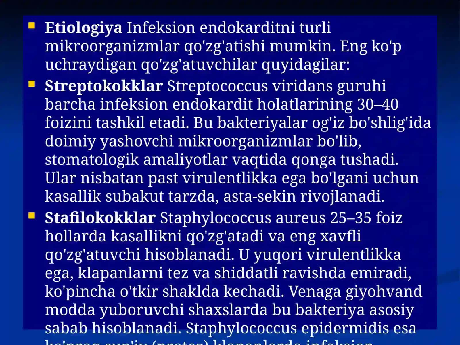 INFEKSION ENDOKARDIT PREZENTATSIYA 4