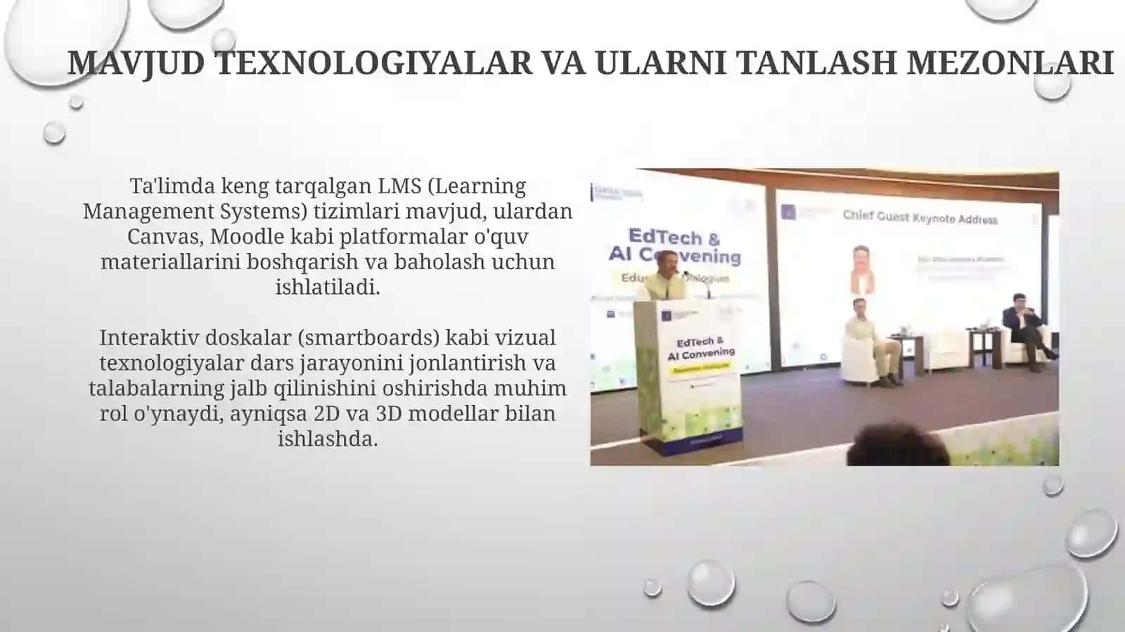 O'quv loyihasini texnologik jihatlarda jarayonida 4
