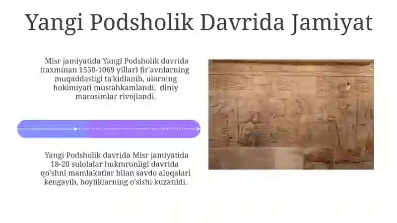 Oʻrta va Yangi Podsholik davrida Misir 4