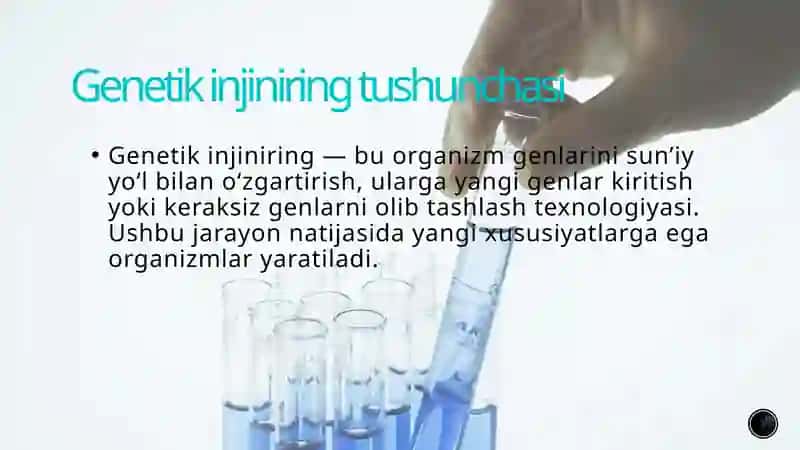 Genetik injiniring va biotexnologiya 4